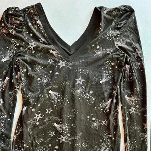 Chaser double V neck long sleeve size S